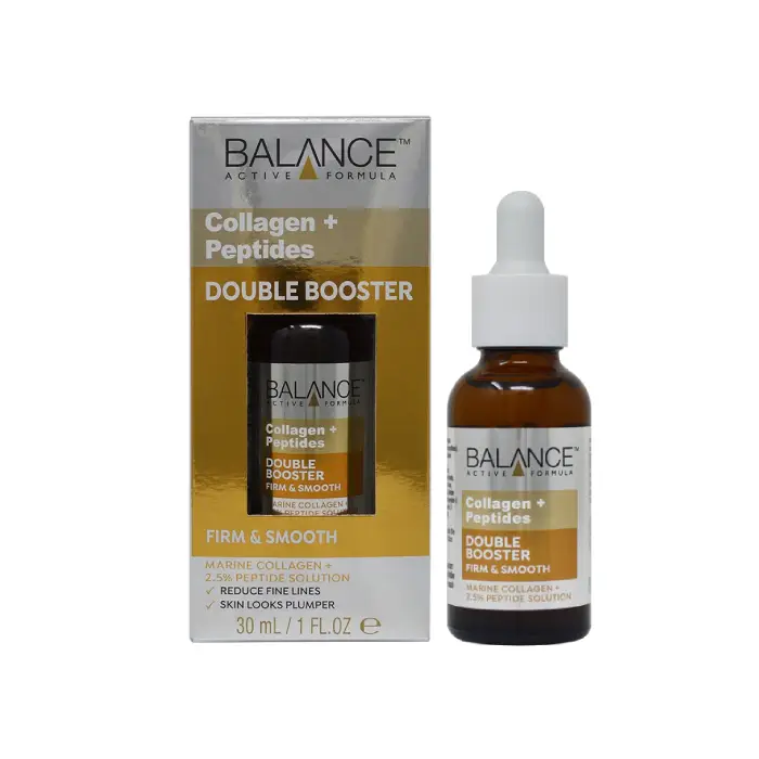 سرم دابل بوستر بالانس مدل کلاژن دریایی و پپتید 2.5%